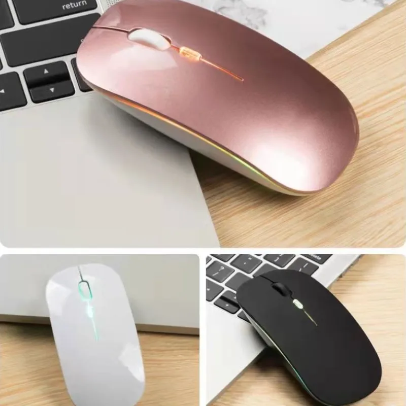microsoft wireless mouse 1000 Wireless Mouse Bluetooth RGB Rechargeable Mouse Wireless Computer Silent Mause LED Backlit Ergonomic Gaming Mouse For Laptop PC wired gaming mouse