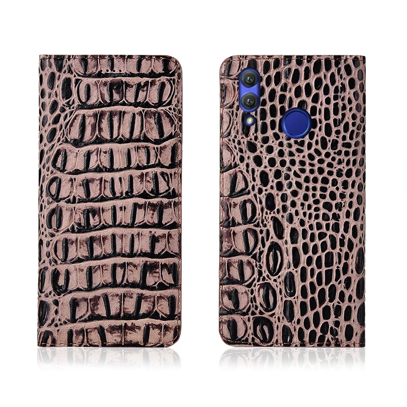 

Crocodile Back Pattern Genuine Real Leather Magnetic Flip Phone Bag For Huawei Honor Note 10/Huawei Honor Note 8 Phone Case Capa