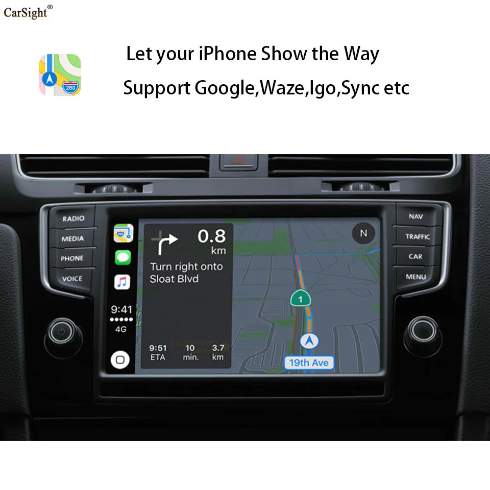 2020 Wireless Apple CarPlay Car Video Interface for Volkswagen Arteon Golf Polo Crafter Tiguan Touran Passat B8