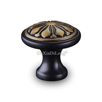 

Stunning 2PCS European Antique Solid Brass Furniture Handles Cupboard Wardrobe Drawer Kitchen Wine Cabinet Pulls Handles & Knobs