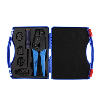 

Tubular terminal crimping tools Wire Crimpers Terminals Pliers Kit Cable Cutter Engineering Ratcheting Terminal Crimping Plier