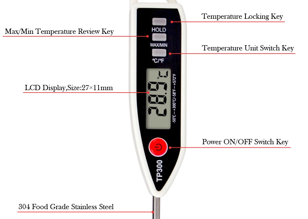 MOSEKO новейший цифровой термометр для мяса, для приготовления пищи, барбекю, воды, конфеты, печь, гриль для молока, датчик температуры, барбекю, кухонные инструменты