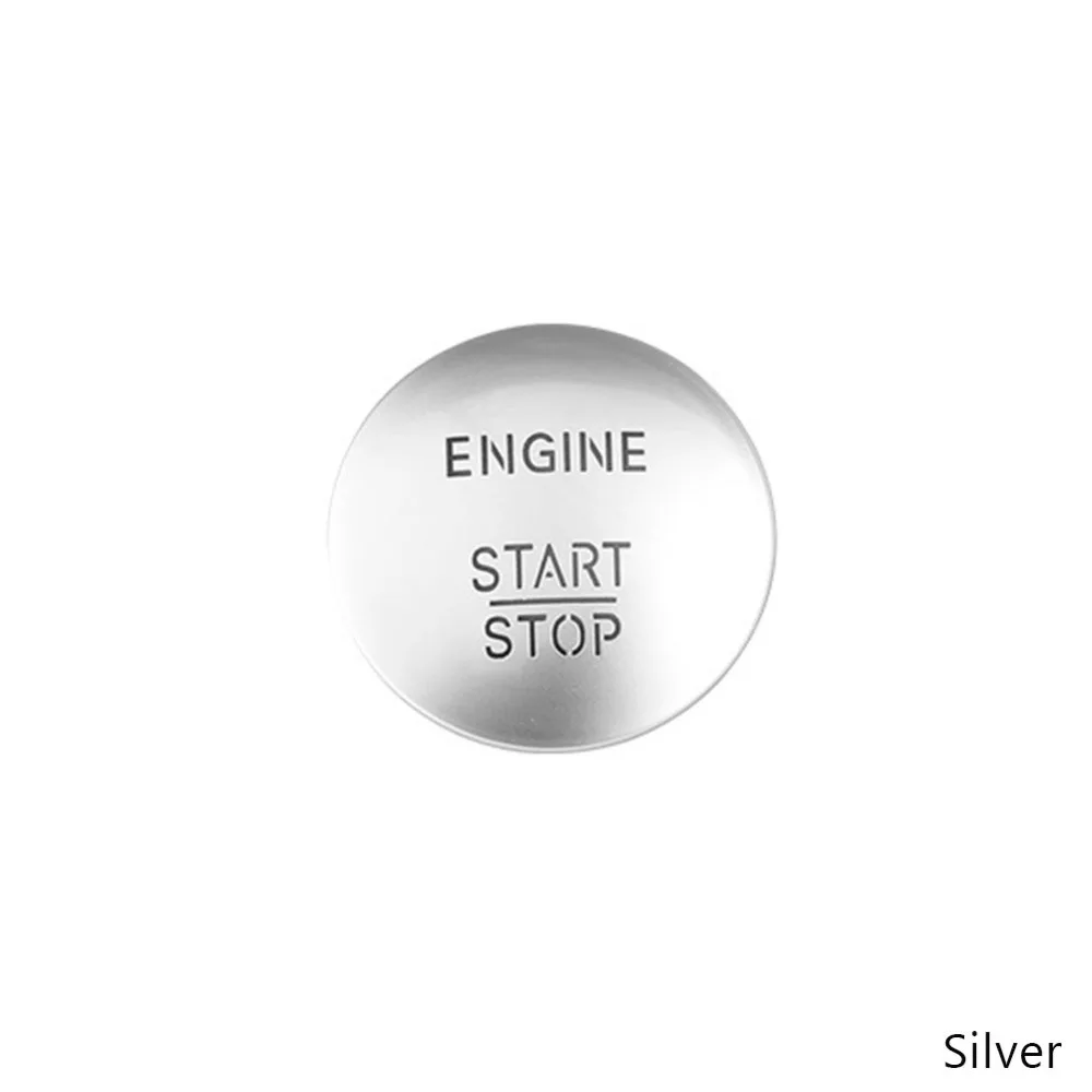 Keyless Go Start Stop кнопочный переключатель зажигания двигателя Серебряный для моделей Benz W164 W166 W221 пусковой переключатель 2215450714