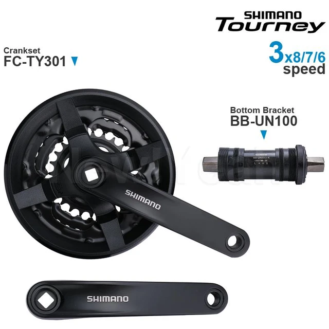 SHIMANO TOURNEY TY - MTB Crankset Groupset include FC