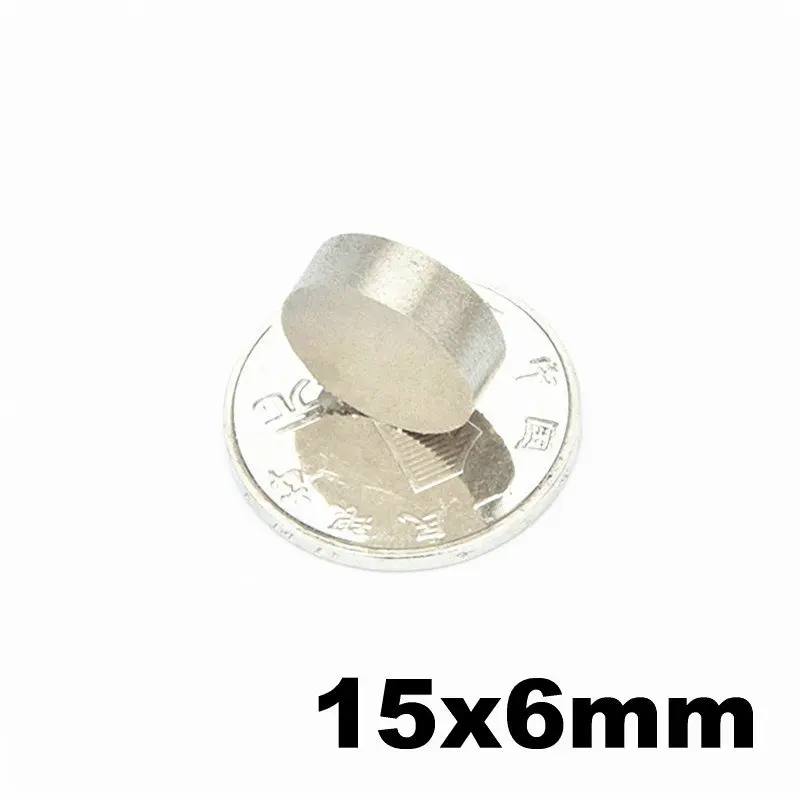 SmCo-Magnet-Thin-Disc-Diameter-Dia-15x6-mm-Grade-YXG28H-350-Degree-C-High-Temperature-Permanent