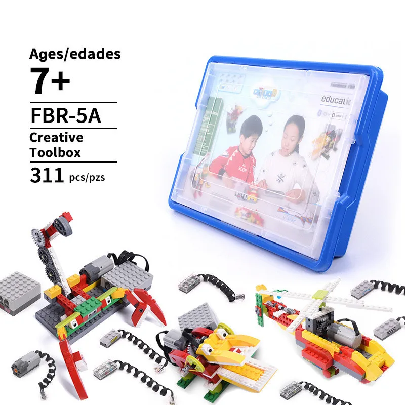 

NEW 9580 WeDo Robotics Construction Set Electric Tilt Motion Sensor Building Blocks Toys Gifts Compatible with legoes 9580 Boxed