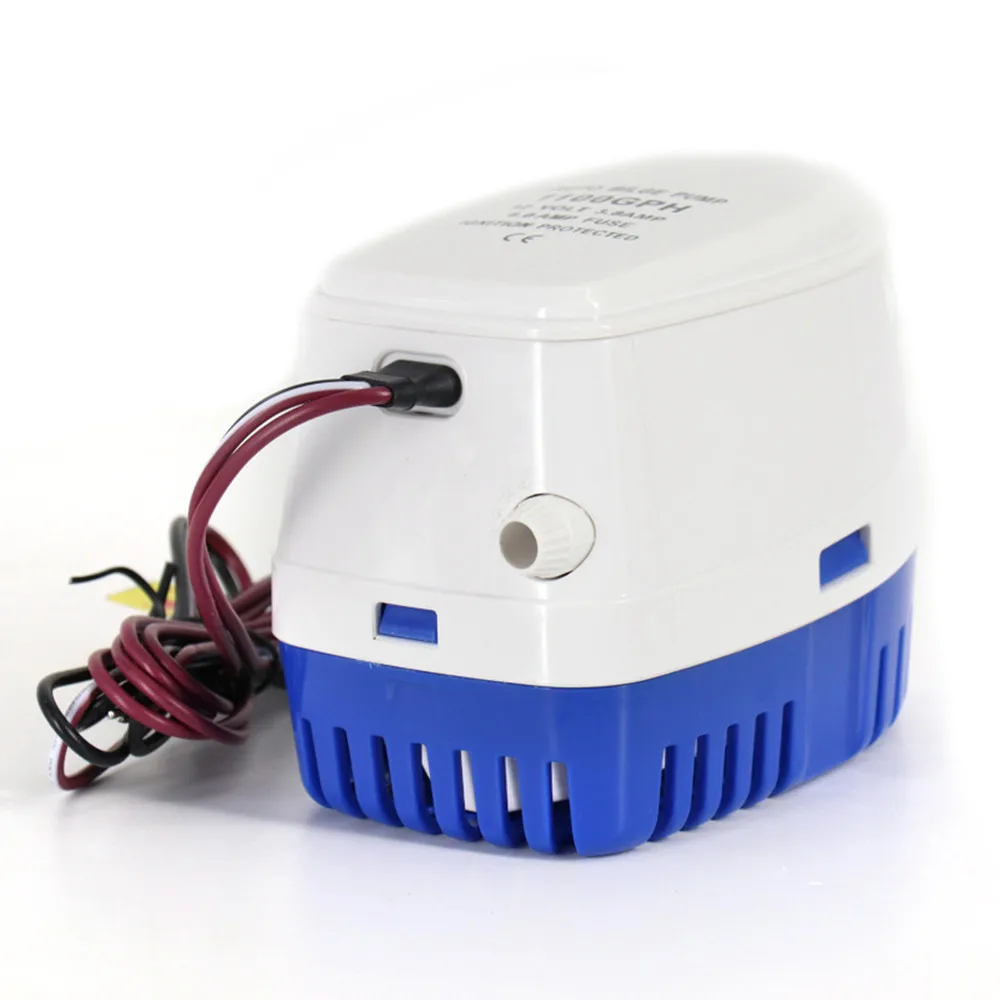 750GPH 1100GPH Automatic boat bilge pump 12V 24V Electric Marine Pump Boat Water Exhaust Pump Submersible Bilge Sump With Switch boat bilge pump