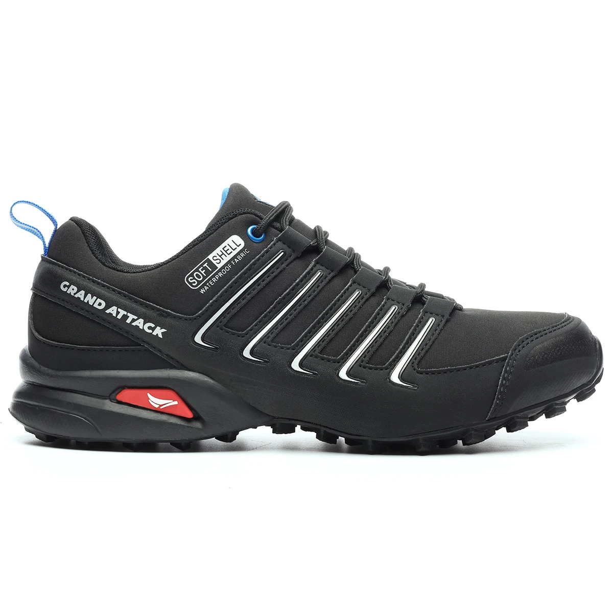 Grand Attack Soft Shell Men's Outdoor Shoes Non-slip Walking Hiking Trekking Backpacking Waterproof Trainers Sneaker Rubber Sole |