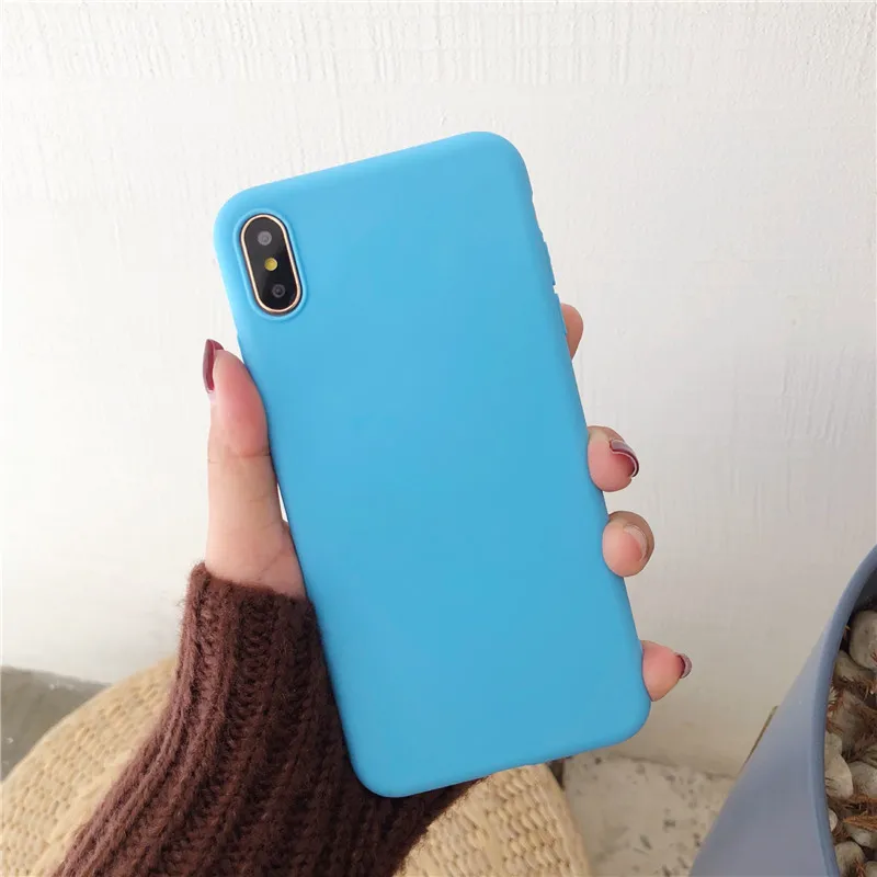 Ktggj-tlan Роскошный мягкий матовый чехол s для iPhone 11X8 7 6 6S Plus противоударный чехол из термополиуретана и силикона для iPhone XS 11 Pro MAX XR 5 Чехол - Цвет: Ktggj-tlan