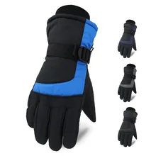 Зимние теплые лыжные перчатки для сноубординга для мужчин и женщин, теплые и дышащие водонепроницаемые перчатки, утолщенные сноубордические лыжные теплые перчатки