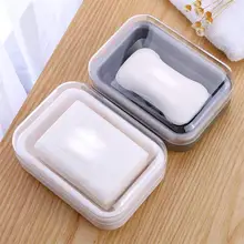 1 шт., портативная мыльница с крышкой, пластиковый чехол для мыла, мыльница, мыльница для кухни, ванной комнаты