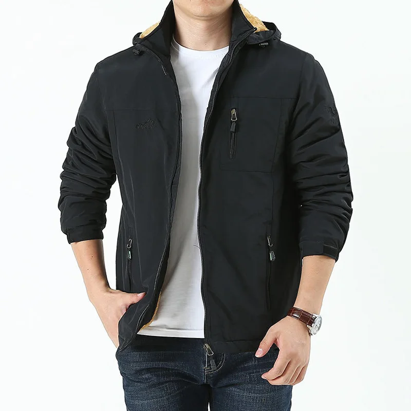 Online DIMUSI Winter Herren Jacke Männlichen Dicken Fleece Warme Armee Taktische Windjacke Jacke Herren Outwear Atmungs Mit Kapuze Mäntel Kleidung