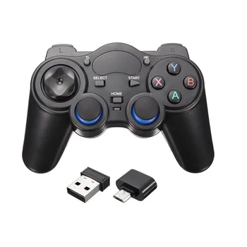 

Hot 2.4 G Controller Gamepad For PS3/Smart Phone Android Wireless Joystick Joypad with OTG Converter For Tablet PC Smart TV Box