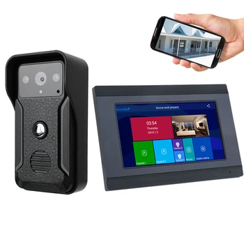 

1080P 7 Inches WIFI Smart Video Intercom Doorbell Door Intercom Phone video doorbell Support APP Control Remote Unlocking