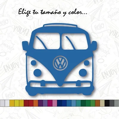 Sticker VW CALIFORNIA T1 car VOLKSWAGEN sticker vinyl Blue Sky