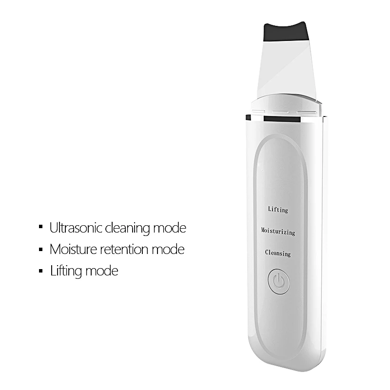 

Ultrasonic Skin Scrubber Facial Whitening Lifting Remove Dirt Blackhead Face Deep Cleaning Machine Reduce Wrinkles Spots
