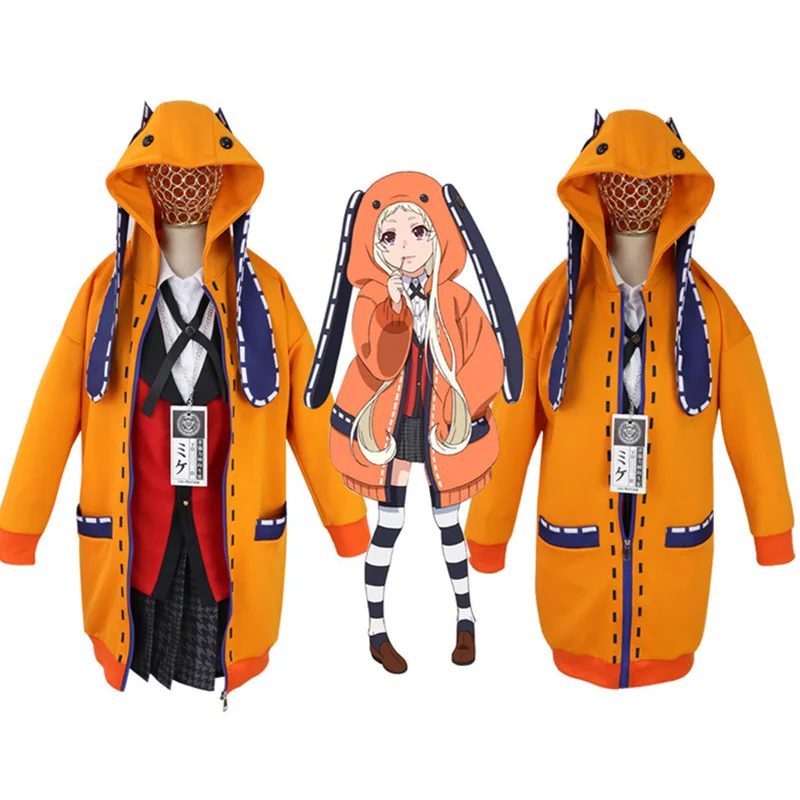 hibasing Anime Kakegurui Sportswear Set Damen//M/ädchen Kakegurui Yomoduki Runa Kurzes T-Shirt /& Shorts Cosplay Zweiteiliges Set