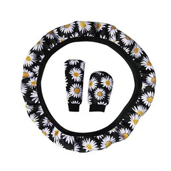 

Decorations Steering wheel cover kit Steering Wheel Handbrake Gearshift Cover Protection