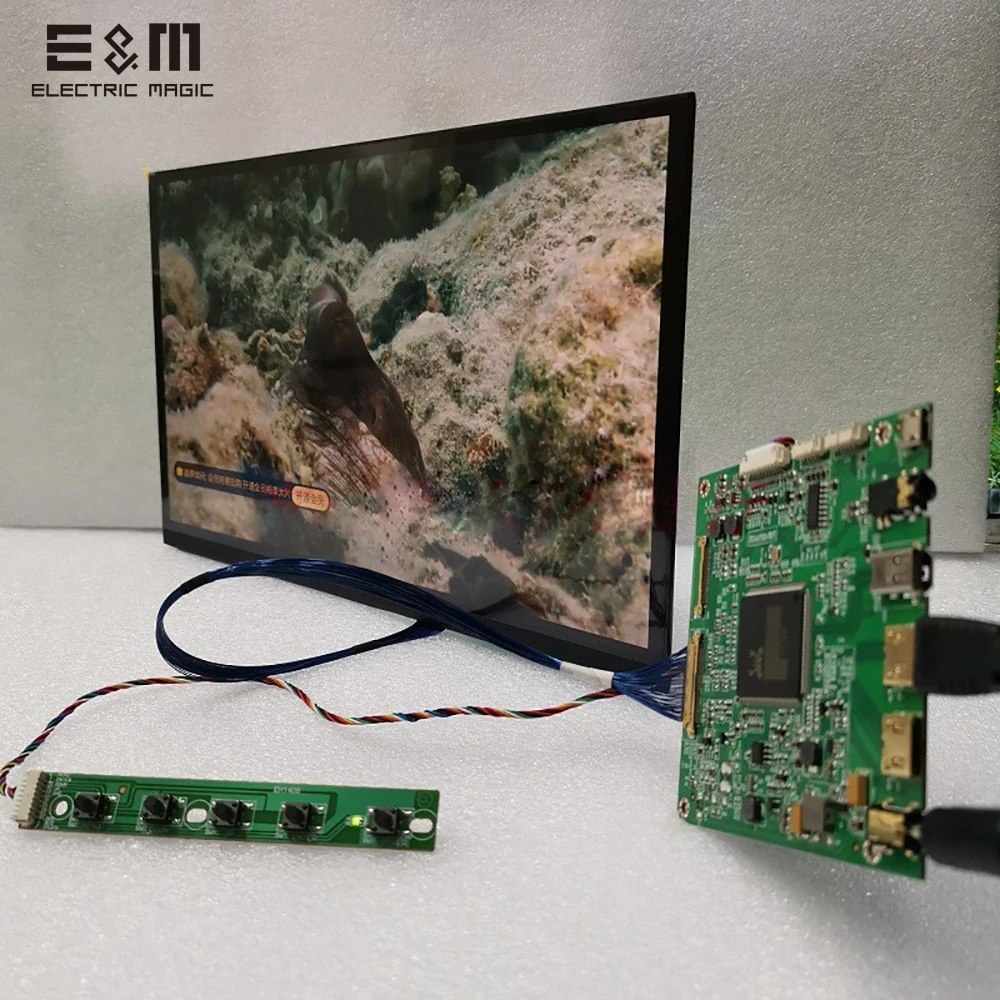 12,5 дюймов 4K UHD lcd DLP 3d принтер SLA ips PC экран УФ отверждения Монитор Проектор дисплей 3840*2160 для Raspberry Pi LQ125D1JW31