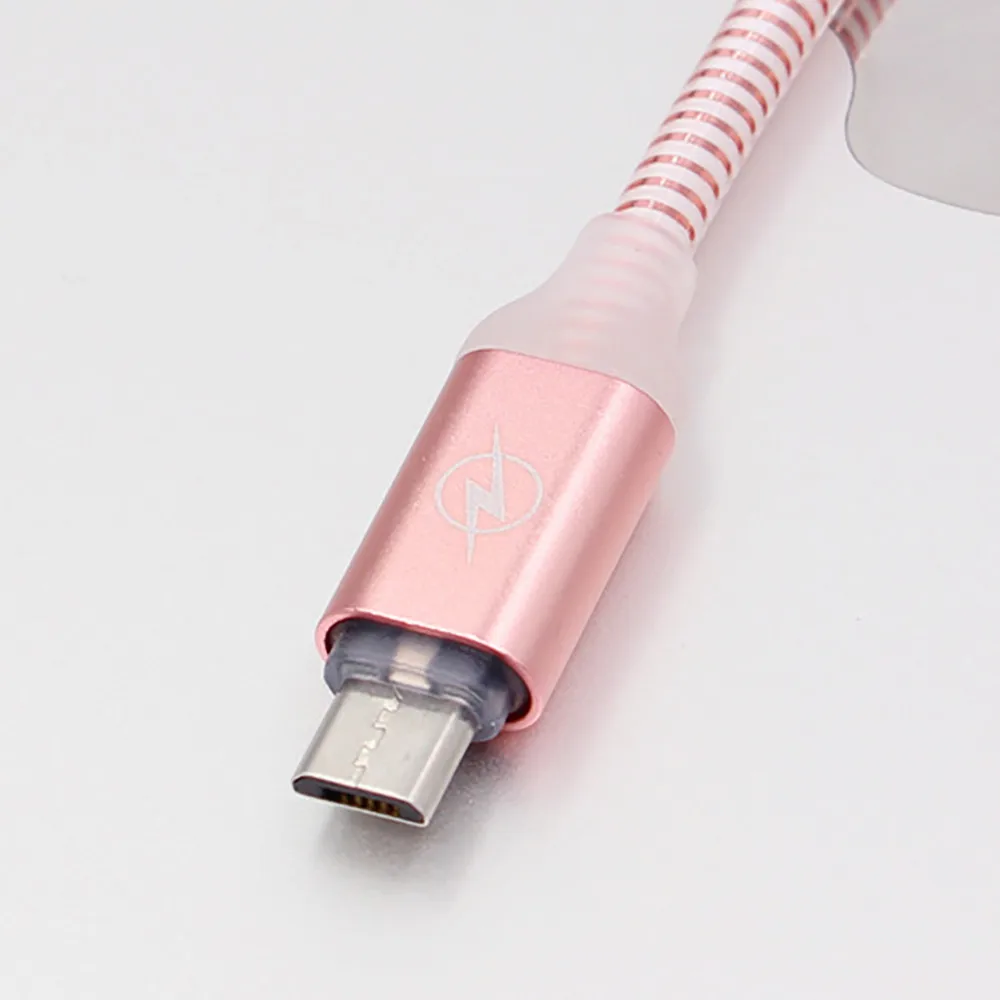Видимый светодиодный светильник Micro usb для зарядки и синхронизации данных для телефона Android