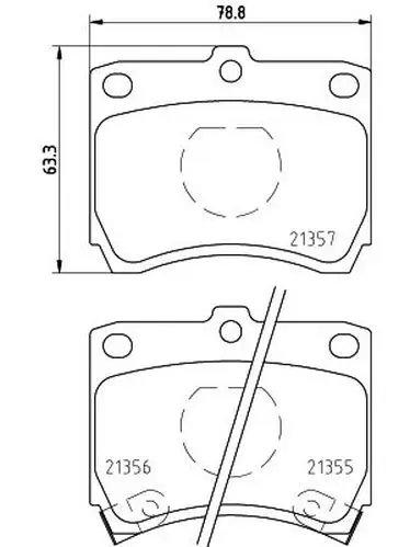 Колодки тормозные дисковые HELLA 8DB355026-941