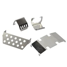 Plaque de Protection d'essieu pour châssis métallique RC, blindage, pour Axial SCX10 II 90046 90047 1/10 RC, pièces de mise à niveau de voiture sur chenilles 