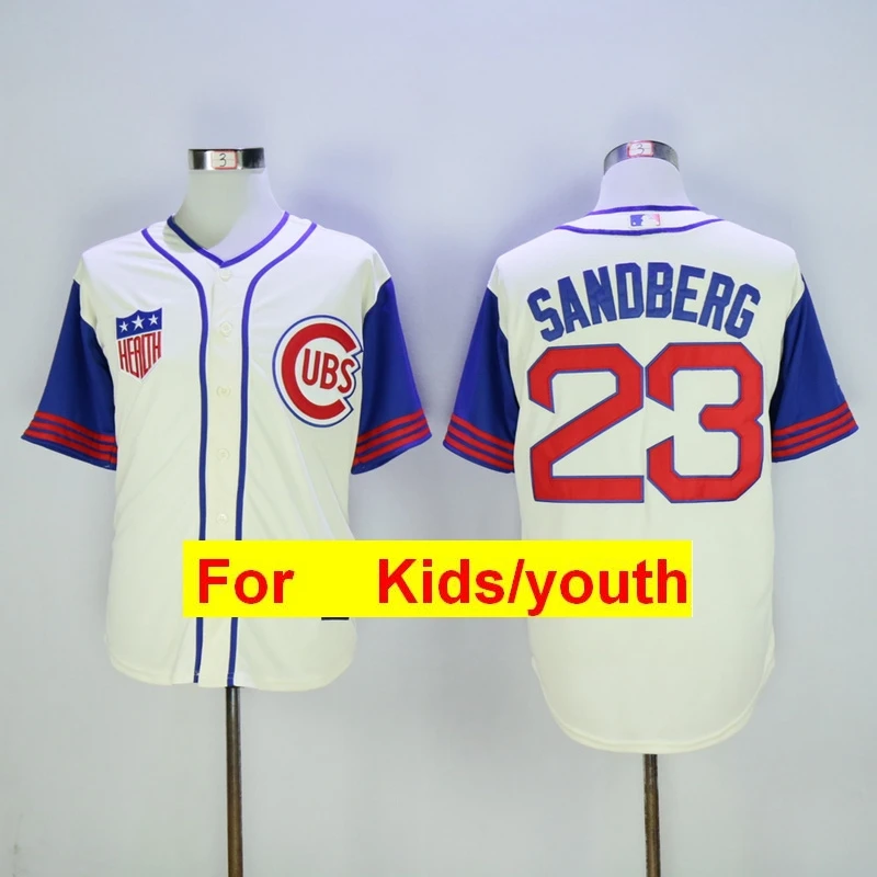 Армейский зеленый Молодежная майка Chicago Javier Baez Anthony Rizzo Kris Bryant Ryne Sandberg FLEX& Cool Base - Цвет: Армейский зеленый