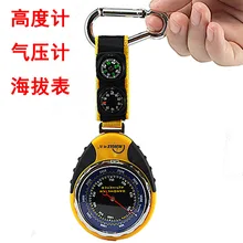 Открытый Туризм многофункциональный указатель высотомер барометрическая высота Портативный Кемпинг Охота Compas с браслетом