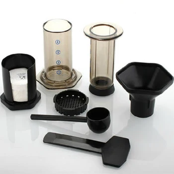 

Semi-automatic Portable Filter Manual Coffee Maker Coffee Pot Similar Presses Machine With 3Filter Paper kitchen bar tools
