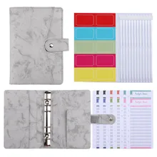 

26Pcs/Set Budget Binder Planner, A6 Binder for Money Saving Envelope Organizer, 6-Ring Money Saving Binder with Zipper Envelopes