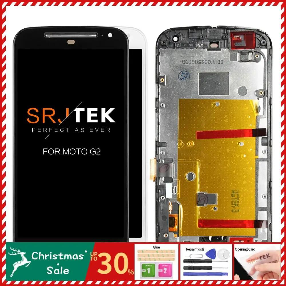 Гарантия 5 0 '񟡰x720 ЖК для MOTOROLA MOTO G2 Дисплей G + 1 XT1063 XT1069 XT1068 с сенсорным экраном