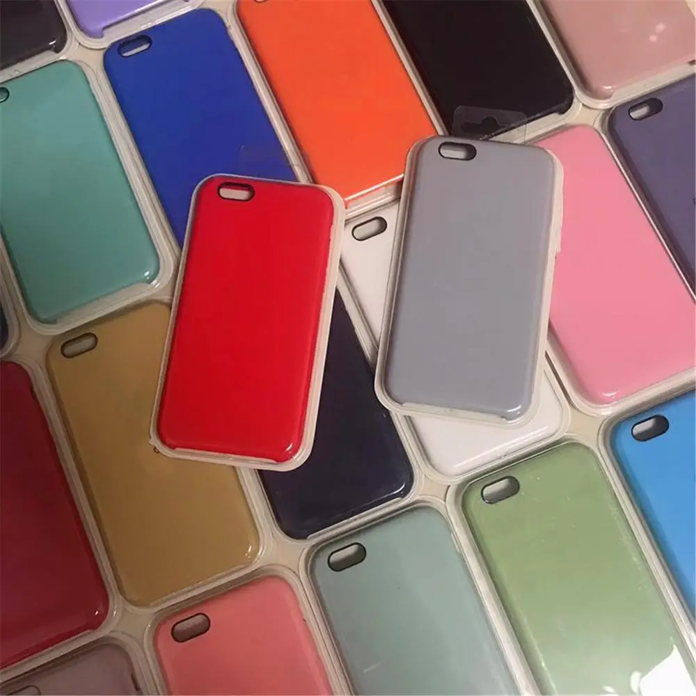 Оригинальный официальный силиконовый чехол для iPhone 6 6s 7 8 Plus Жидкий Apple XS Max XR 11 Pro MAX