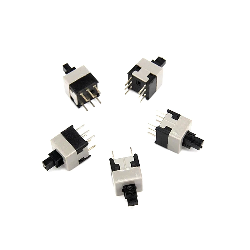 20PCS Interruttori A Pulsante 6 Pin - Microinterruttori Tattili Autobloccanti, 8x8mm, Per PCB E Giocattoli Elettronici - Foto 13