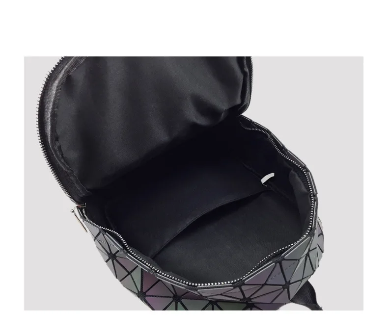 XZP новые продукты дорожные сумки-делеггинсы Pu геометрические стеганые уличные рюкзаки студенческий Повседневный ночной Светильник рюкзак