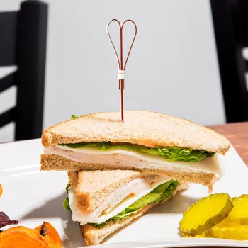 

Cake Tools Dessert Fork Vintage Food Grade Artistic Fruit Bamboo Stick Create Cake Decorations New Style Tableware Suit