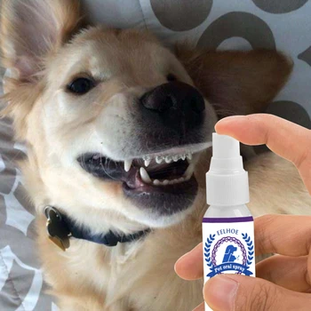

30ML Pet Breath Freshener Spray Dog Cat Teeth Cleaner Oral Healthy Care Fresh Bad Teeth Deodorant Treatment Odor Removers