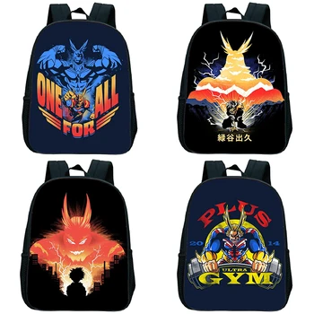 

New Cool Pattern Child My Hero Academia Backpack Kids All Might Kindergarten School Rucksack Children Deku Primary Bookbag Gift