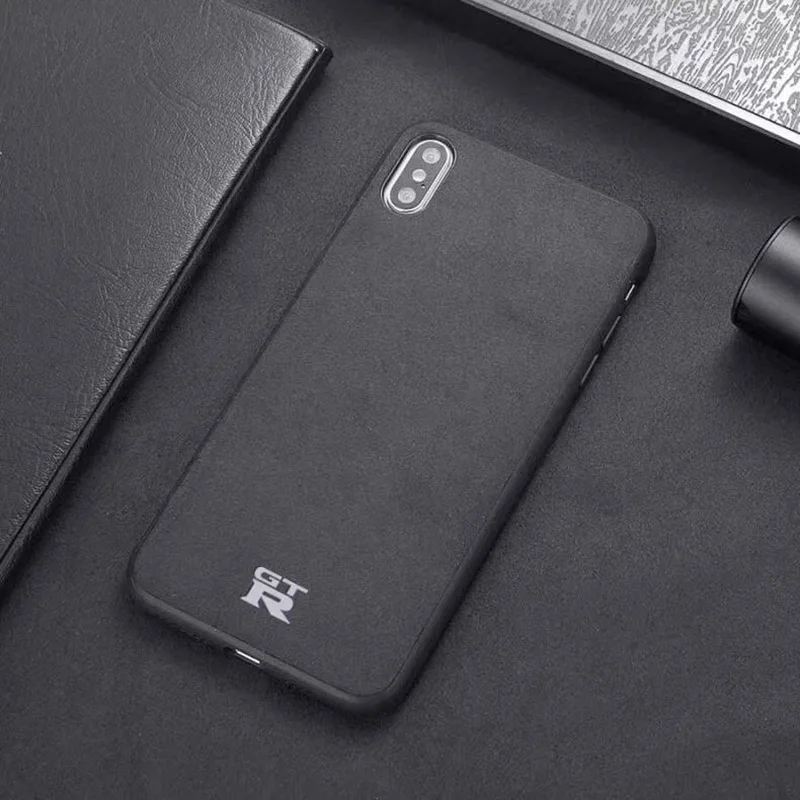 Luxury Racing-Inspired Leather Phone Case Cover
