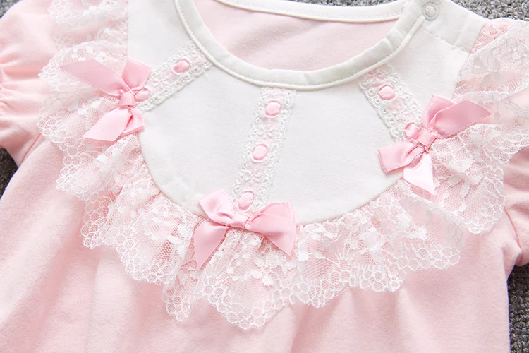 1pc infant Baby bodysuit girls wedding daily photo shooting bodysuit cotton jumpers summer 3 6 9 12 M baby playsuit Baby Bodysuits for boy Baby Rompers