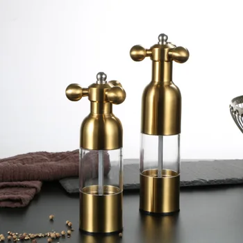 

Stainless steel rudder grinder adjustable thickness, ceramic grinding core, pepper mill, tap grinder