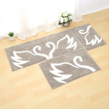 

carpet gray water-absorbent non-slip easy to clean comfortable warm tea table rug 100% polyester floor mats nice quality elegant