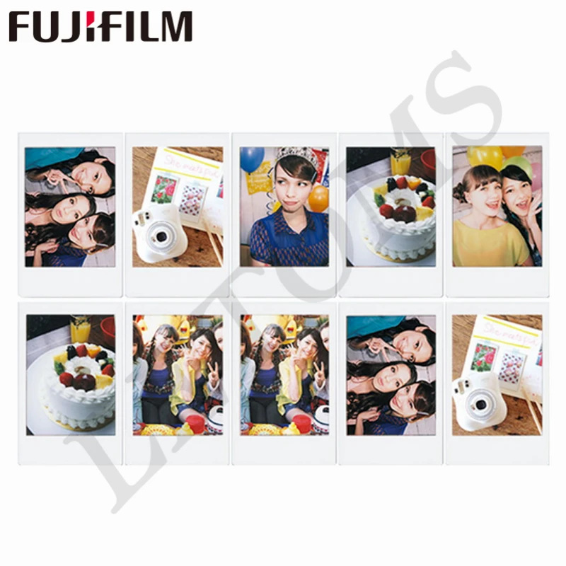 Fujifilm Instax Mini пленка 8 9 11 10 200 лист мини белая мгновенная фотобумага для камеры Mini7s 50s