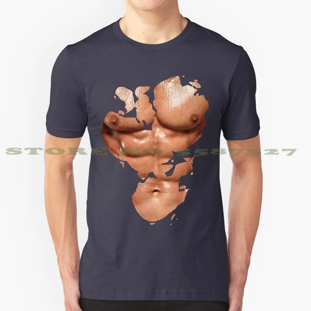 Ripped Muscles, six pack, chest T-shirt' Women's V-Neck T-Shirt