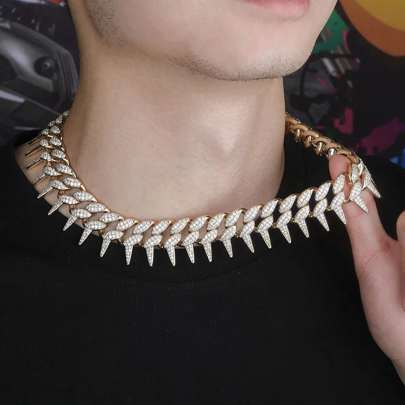 Hip Hop Claw Set 3a+cz Stone Bling Iced 