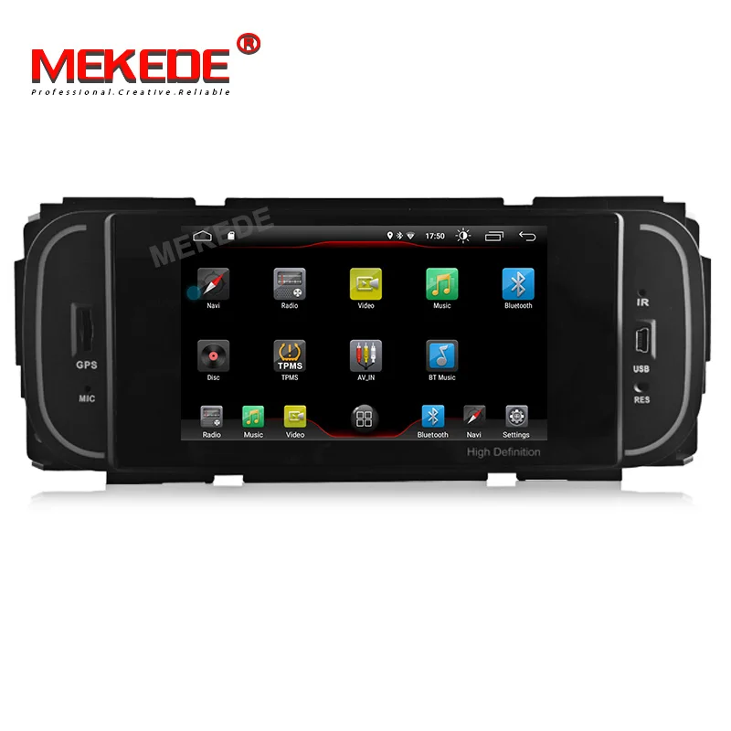 Top MEKEDE  Car Multimedia player 1din android 9 5 Inch For Jeep/Chrysler/Dodge/Liberty/Wrangler/Sebring/Grand Cherokee Radio GPS 1