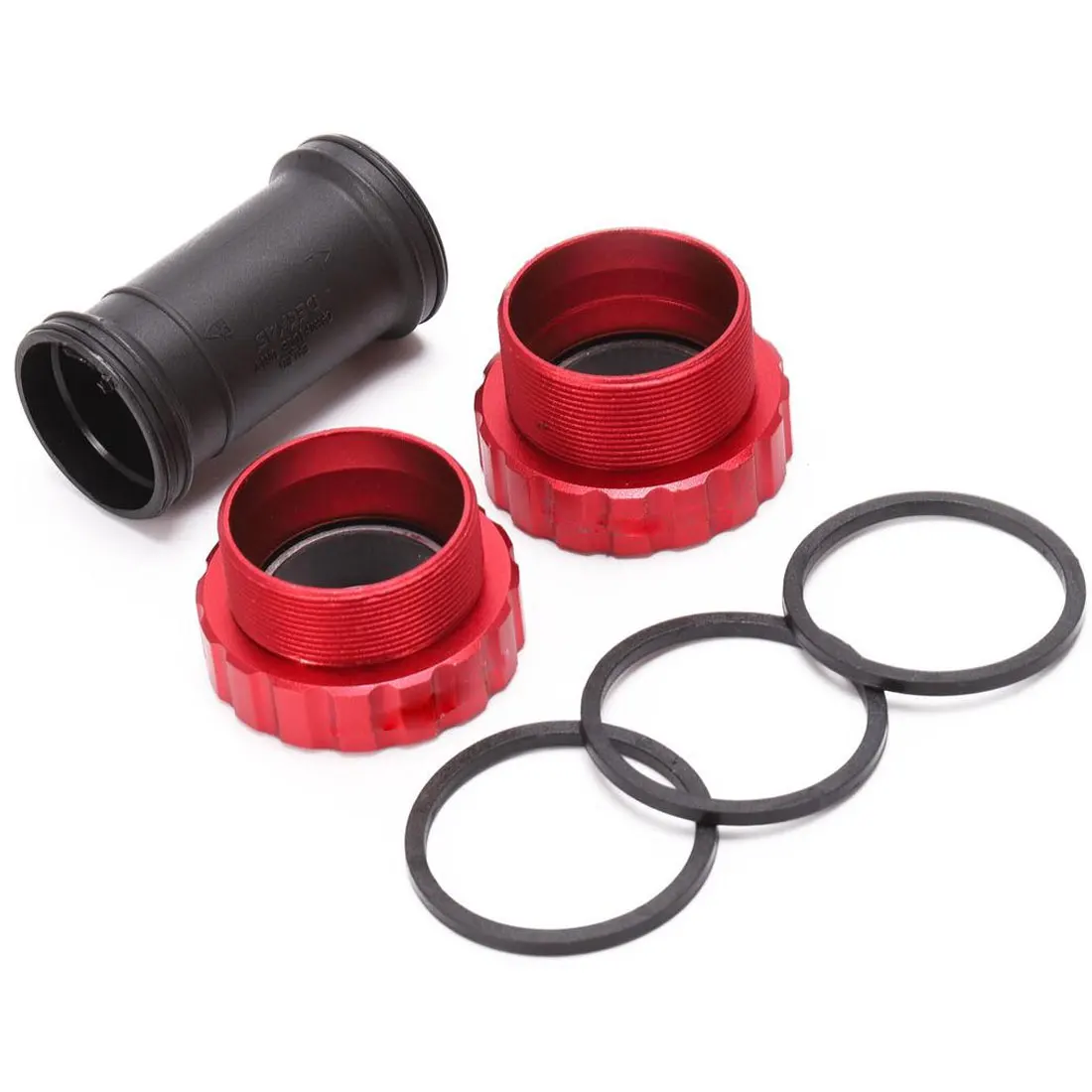 Bicycle Accessories aluminum alloy axis Bicycle Hollow Crankset Aluminum Alloy Axis Threaded Riding Shaft Bearing Bottom