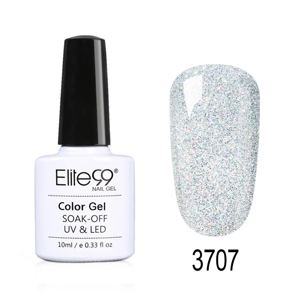 Elite99 10 мл неоновый Гель-лак для ногтей Блестящий цветной УФ-гель для ногтей Гибридный лак впитывающий праймер для ногтей маникюрный Гель-лак - Цвет: NHJ3707