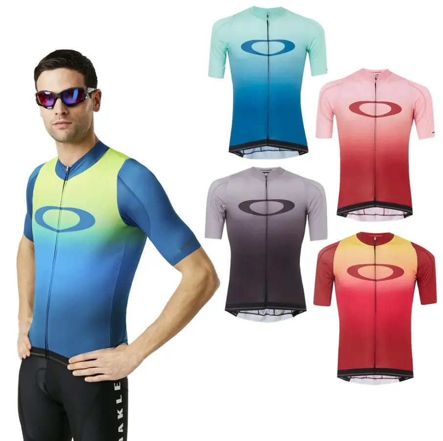 Высококачественные солнцезащитные очки oakley гоночный велосипед Джерси для мужчин, летняя детская одежда с коротким рукавом Горный Дорожный рубашка для езды на велосипеде Чемпионат mtb Велосипеды Джерси