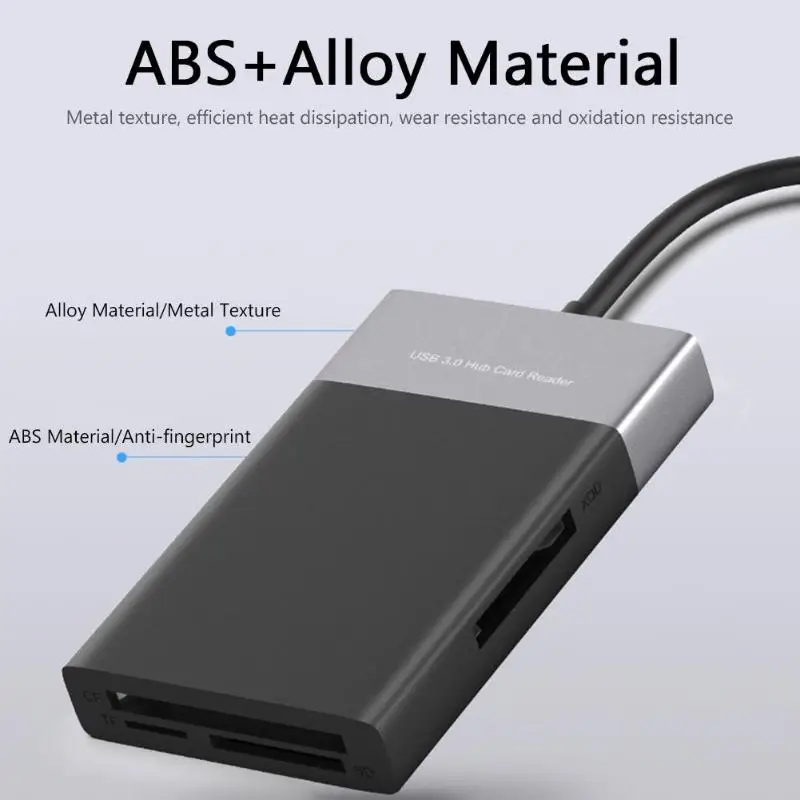 USB 3,0 кард-ридер SD SDHC MicroSD TF CF USB3.0 U флэш-диск OTG карта адаптер для Macbook Dell ASUS samsung ноутбук ПК