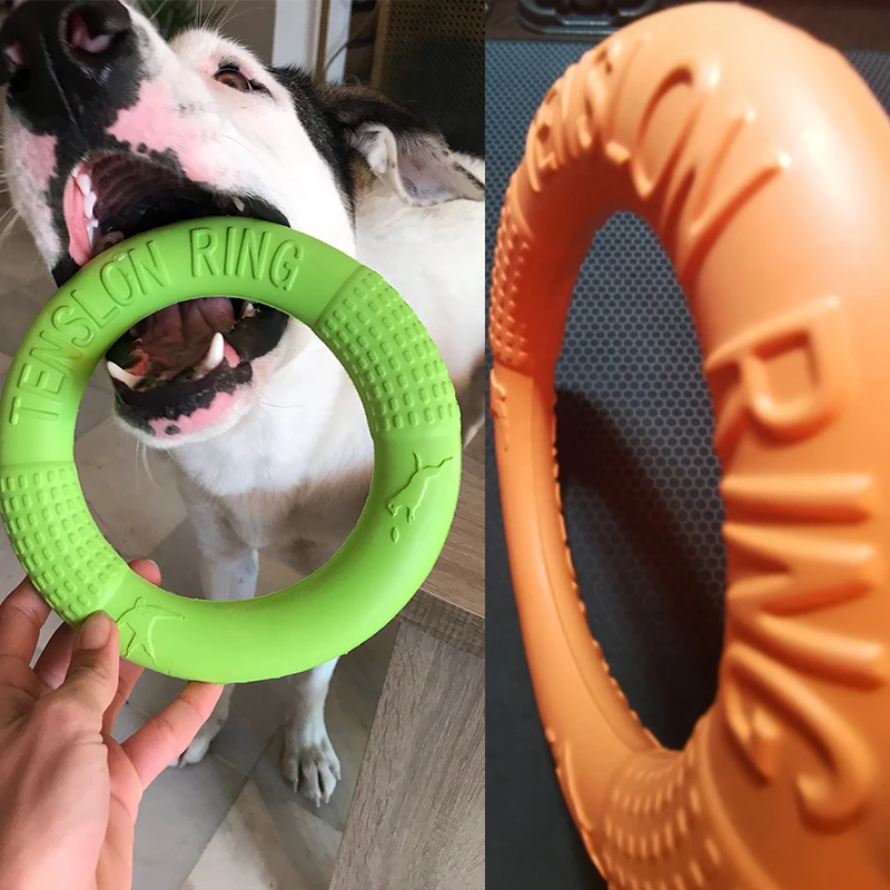 18/27CM Dog Toys for Large Dogs EVA Interactive Training Ring